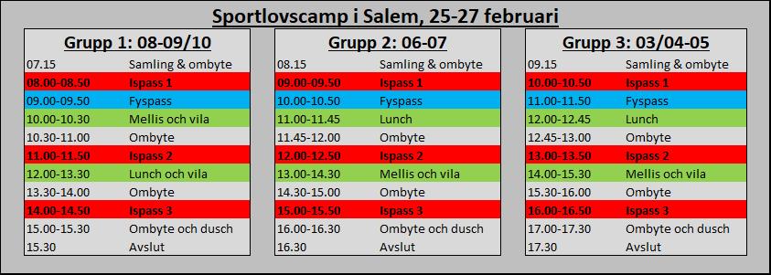 Sportlovscamp, 25-27 feb 2019, Salem - Bild 2
